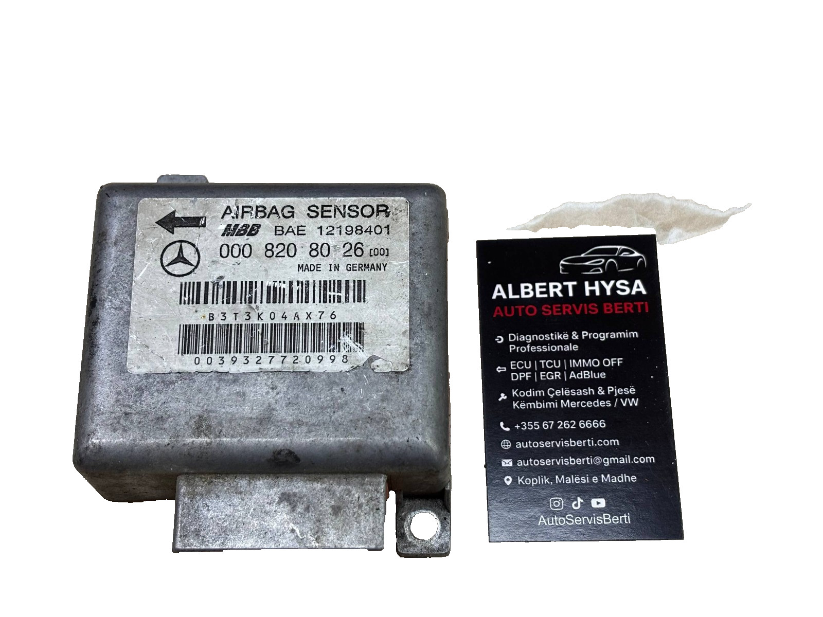 Genuine MBB Control Module Mercedes 0008208026 12198401