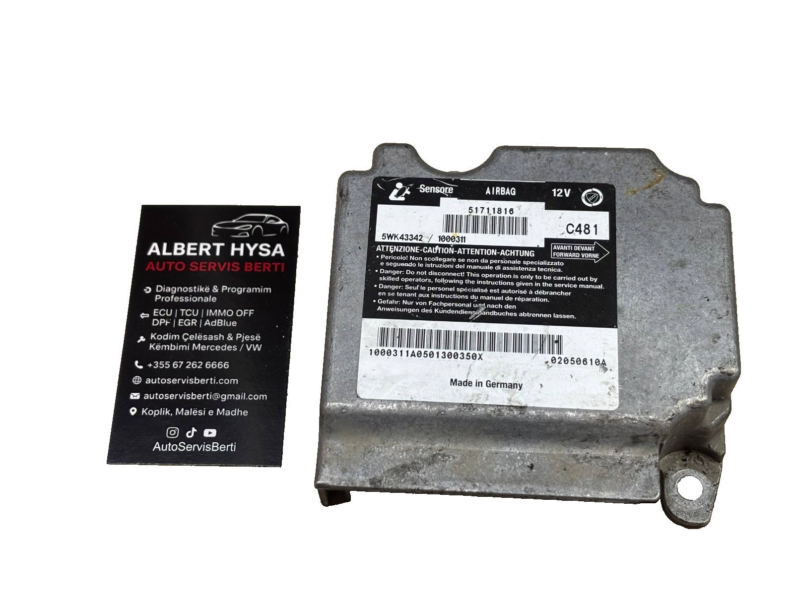 Original Control Module Fiat 51711816 5WK43342