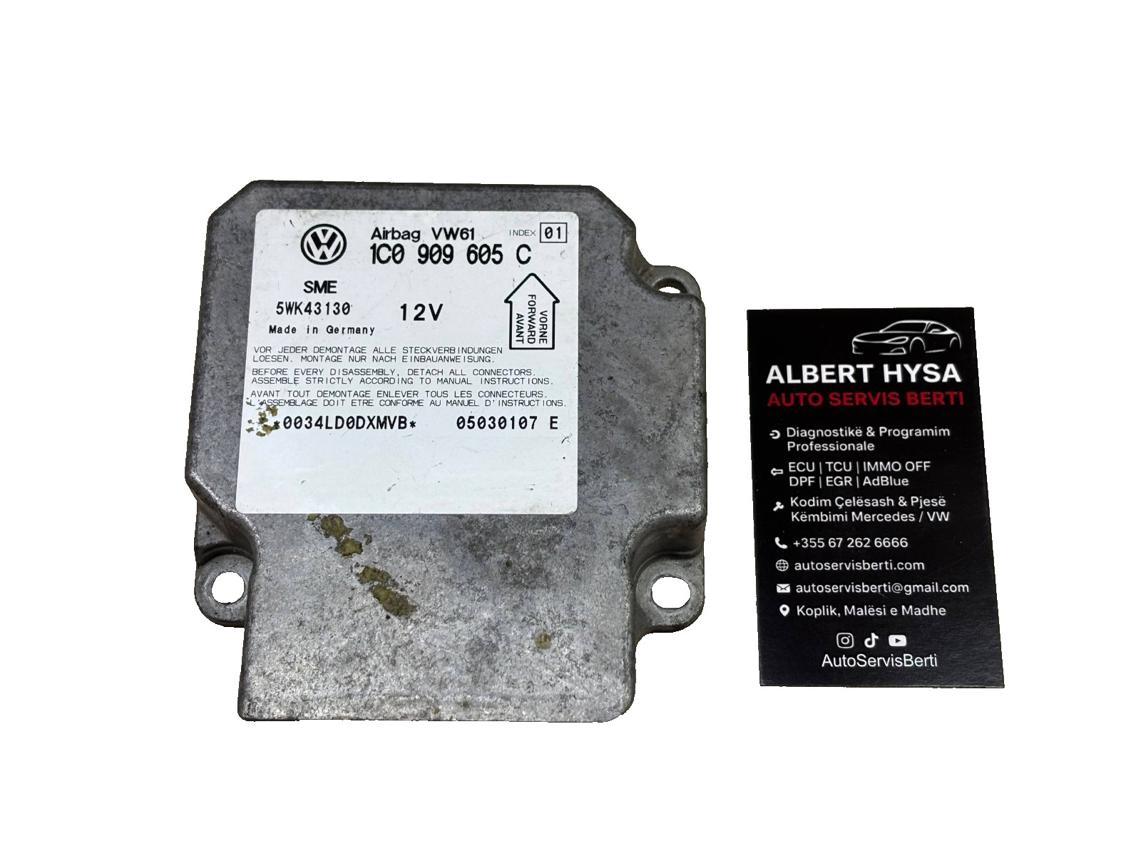Genuine SME Control Module VW 1C0909605C 5WK43130