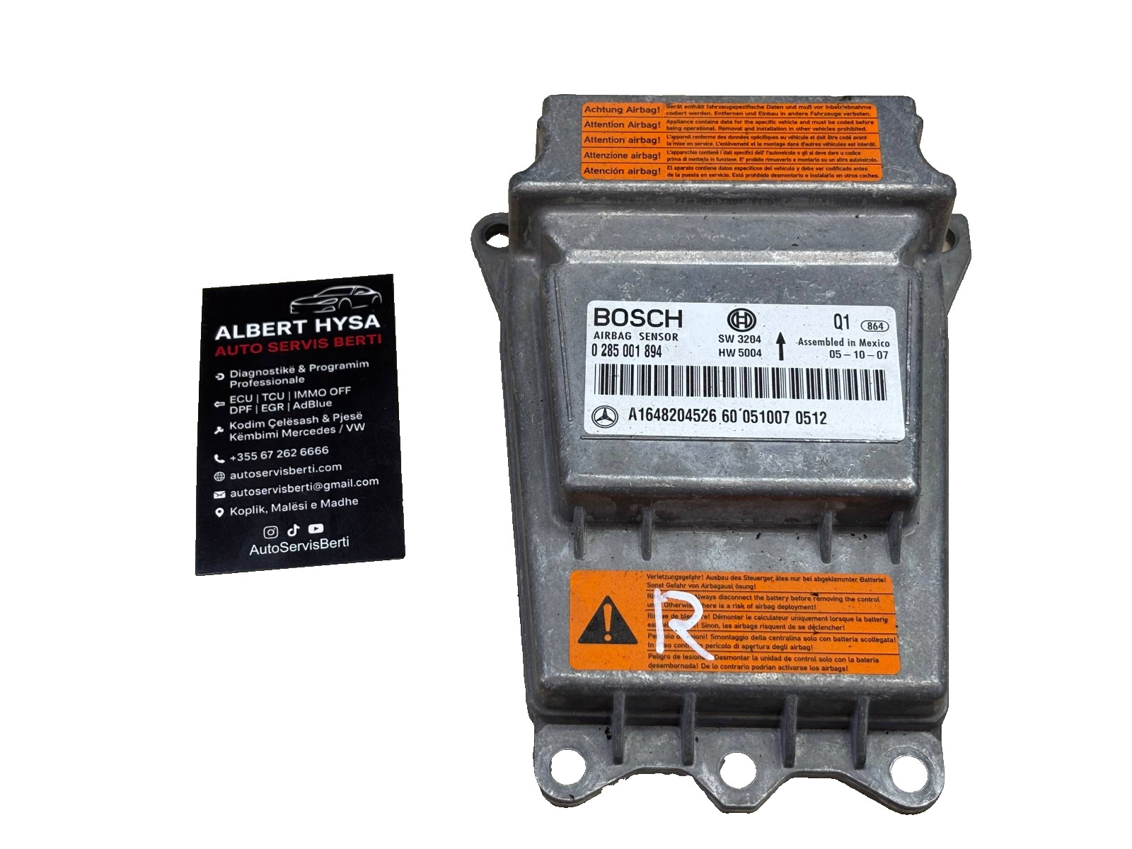 Genuine BOSCH Control Module Mercedes A1648204526 0285001894