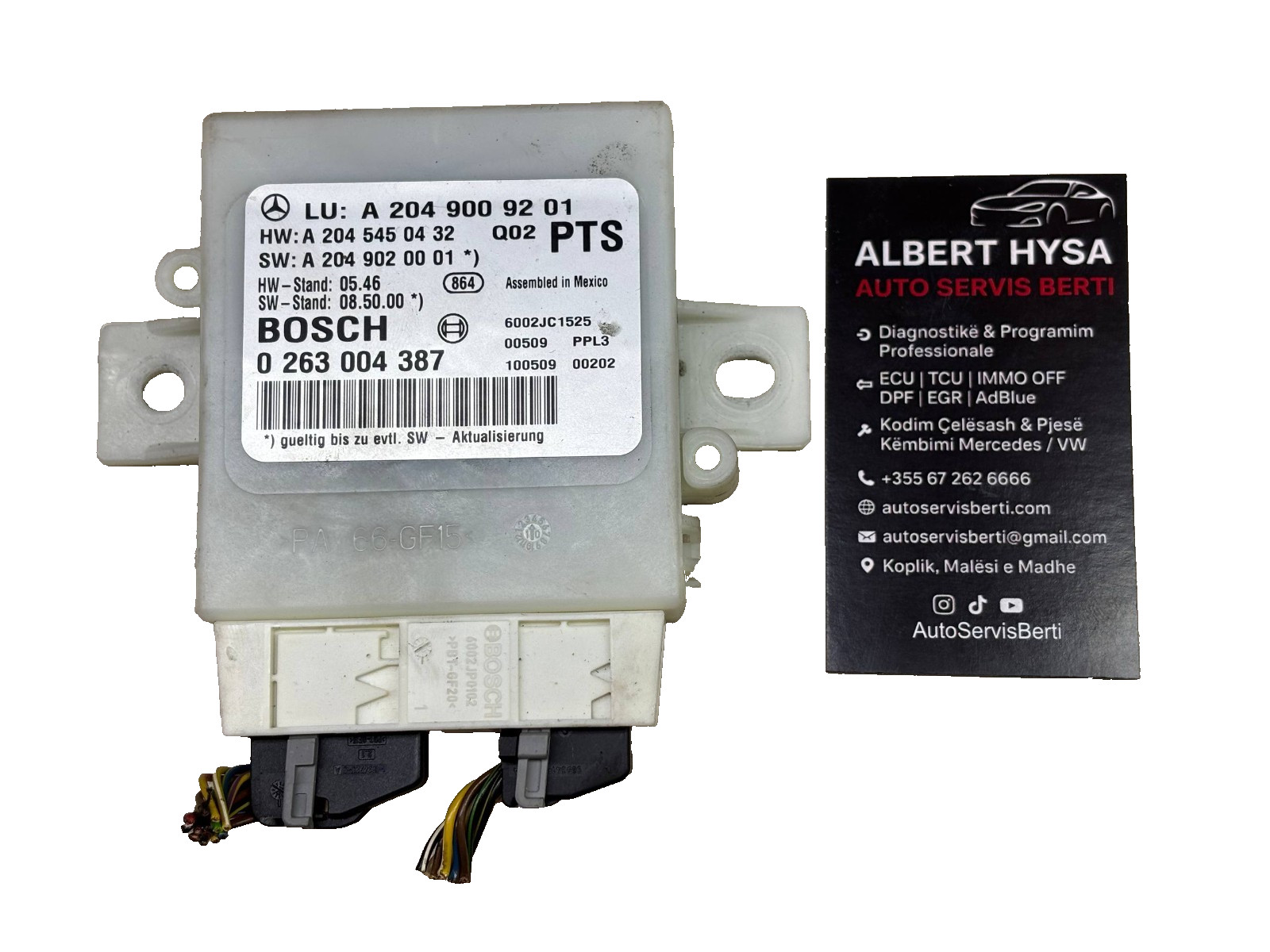 A2049009201 Bosch ABS ESP Control Module 0263004387 Mercedes W204