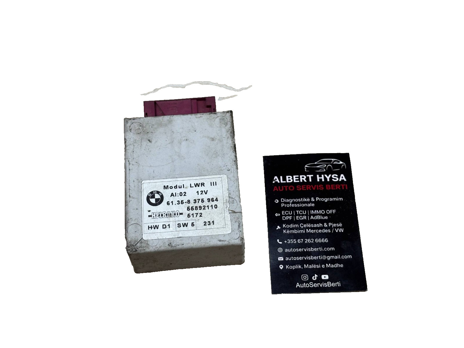 BMW Control Module HELBAKO 61.35-8375964 55892110 OEM
