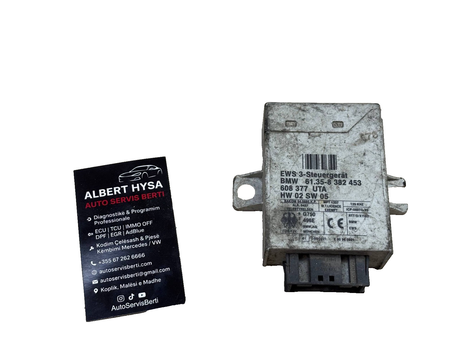 BMW EWS3 Immobilizer Module 61.35-8382453 608377UTA OEM