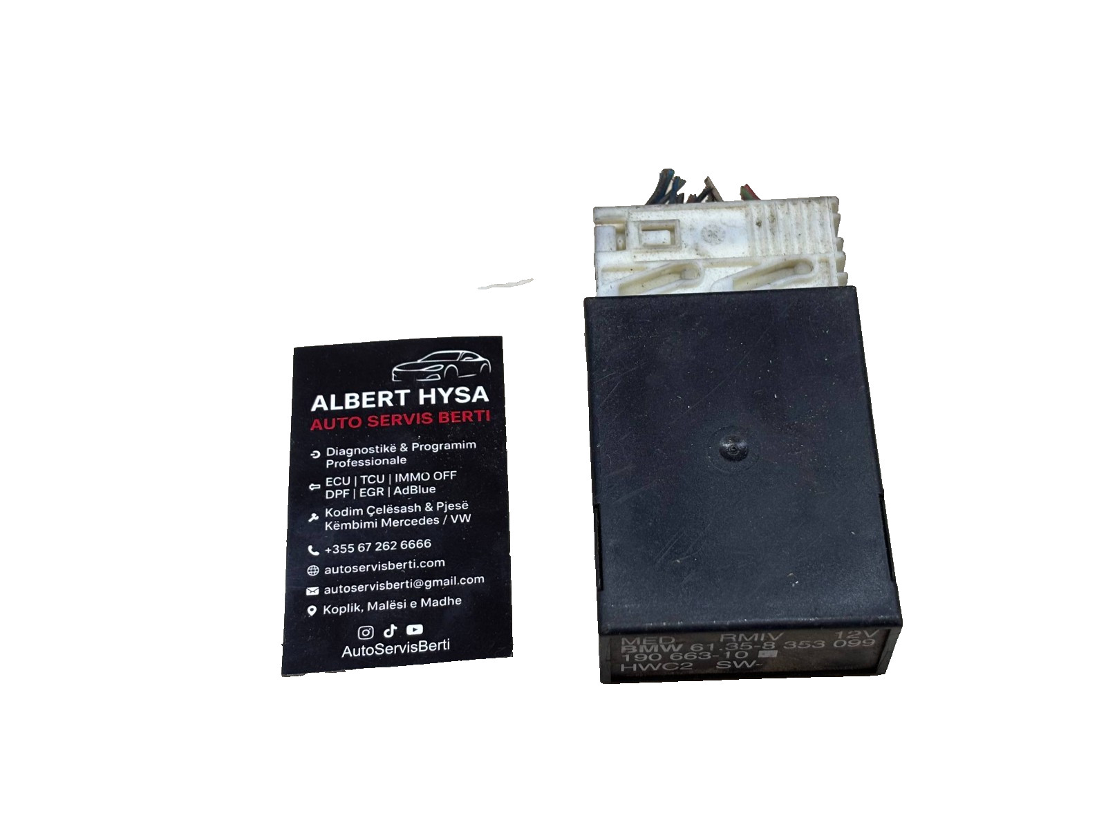 BMW MED RMIV Control Module 61.35-8353099 190663-10 OEM
