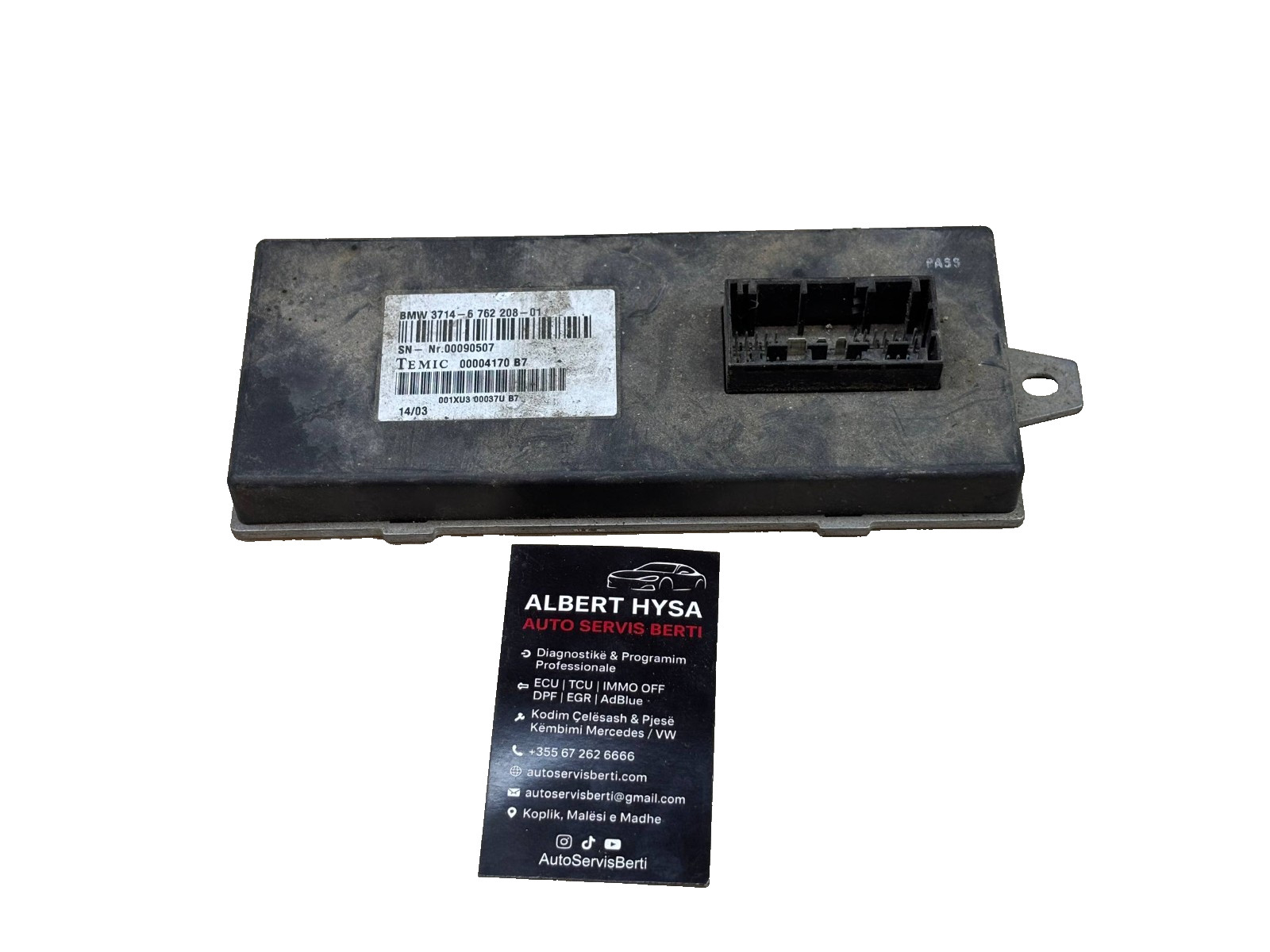 BMW TEMIC Control Module 37146762208 00004170 B7 OEM