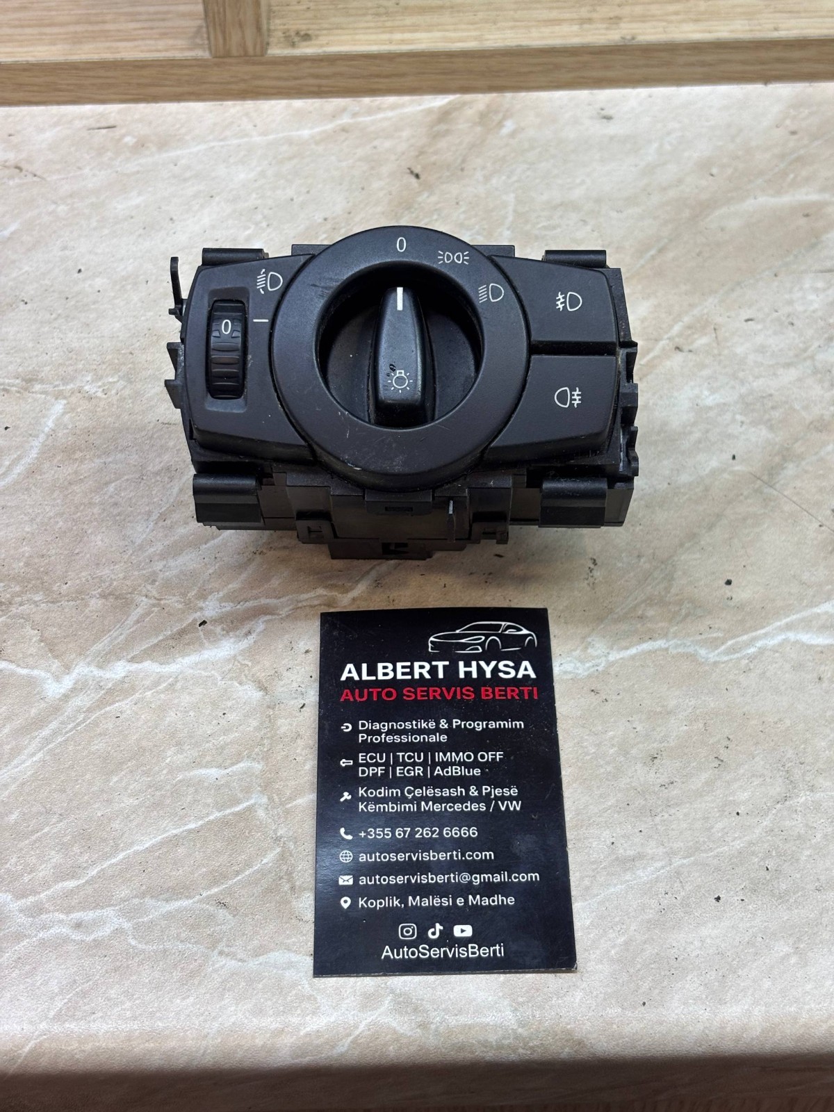 BMW Headlight Switch Control Unit 6932794 3360.0102	2612200