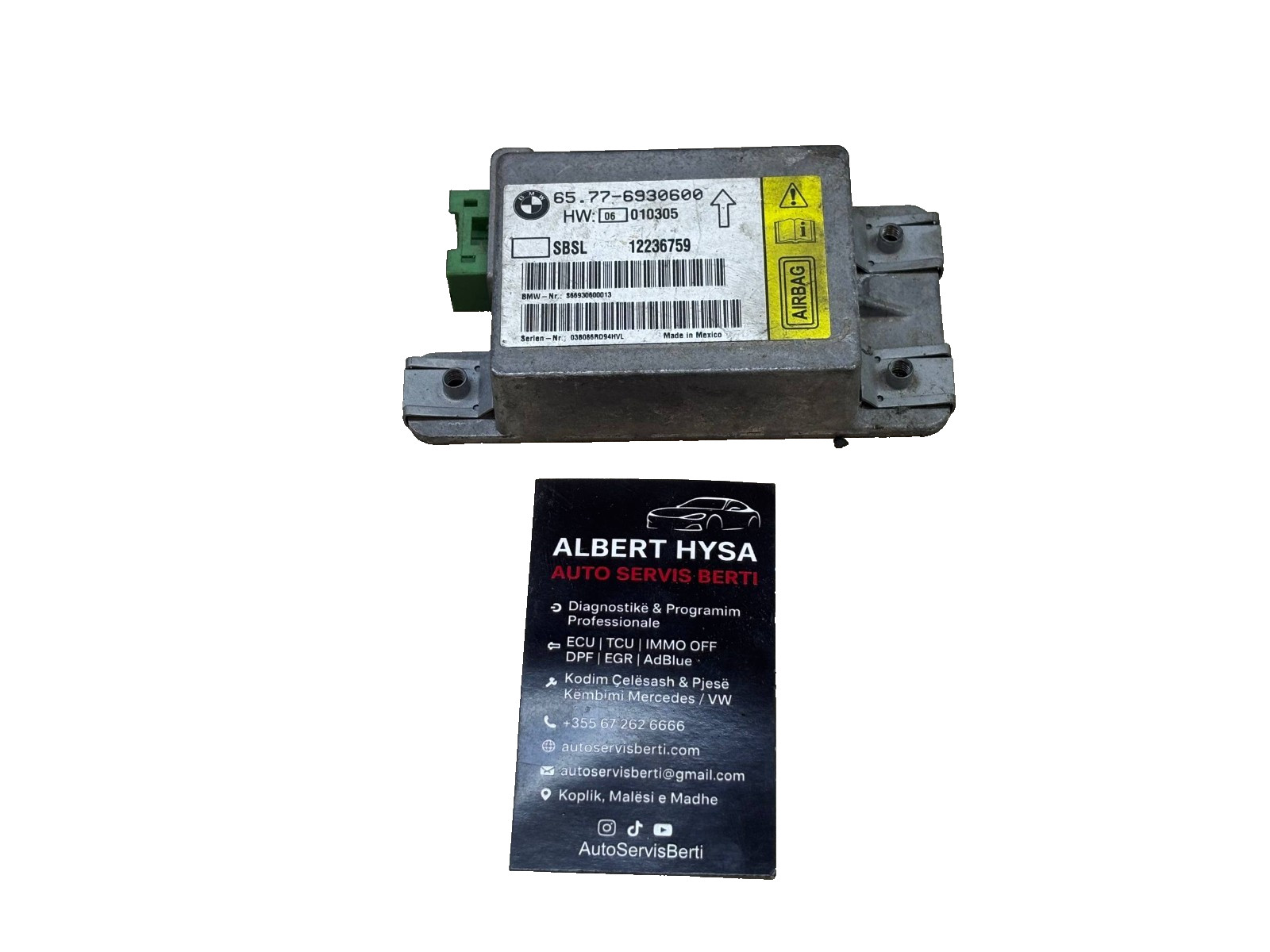 BMW Impact Sensor 65.77-6930600 OEM