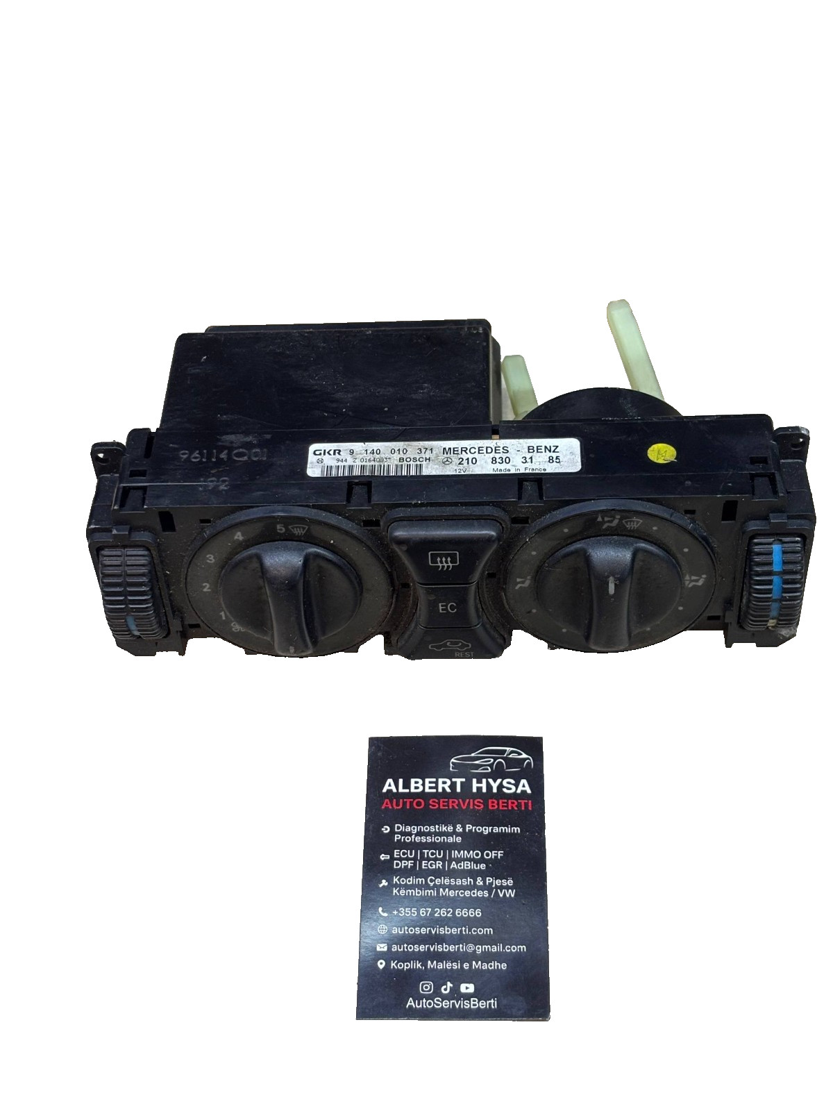 Heater Actuator Climate Control Panel 2108303185 Mercedes-Benz