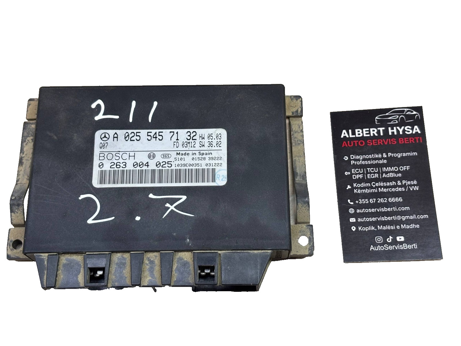 A0255457132 Bosch Control Module 0263004025 OEM