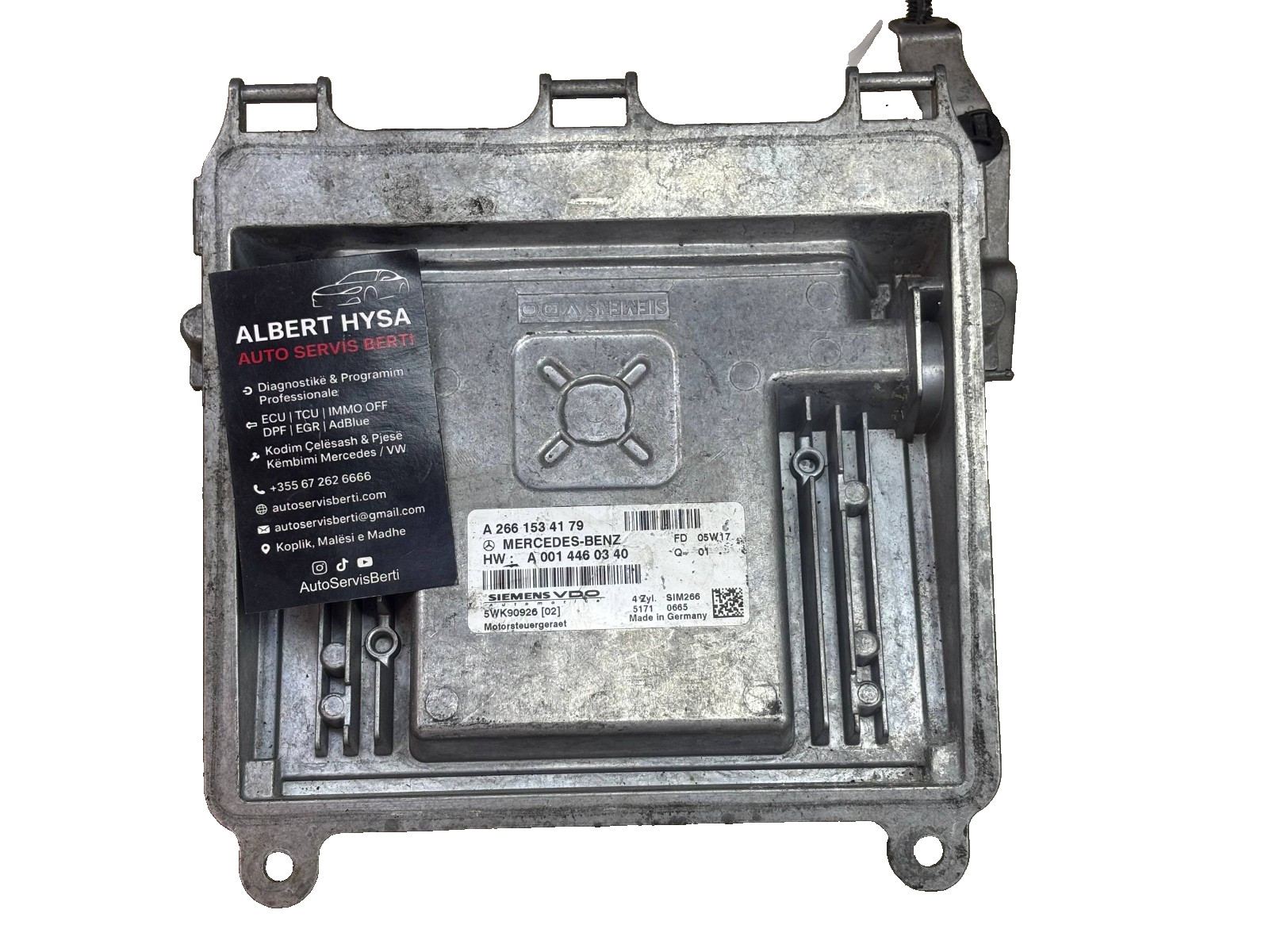 Mercedes-Benz Siemens VDO SIM266 Engine ECU A2661534179 A0014460340 OEM