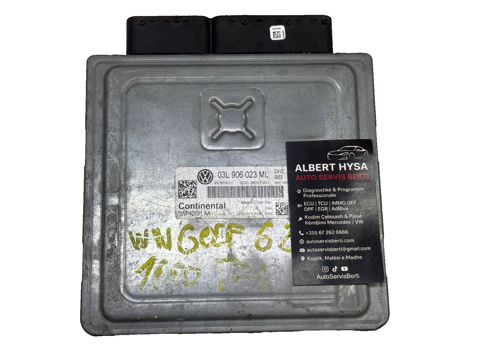 VW Audi Continental PCR2.1 Engine ECU 03L906023ML 5WP42691AA OEM