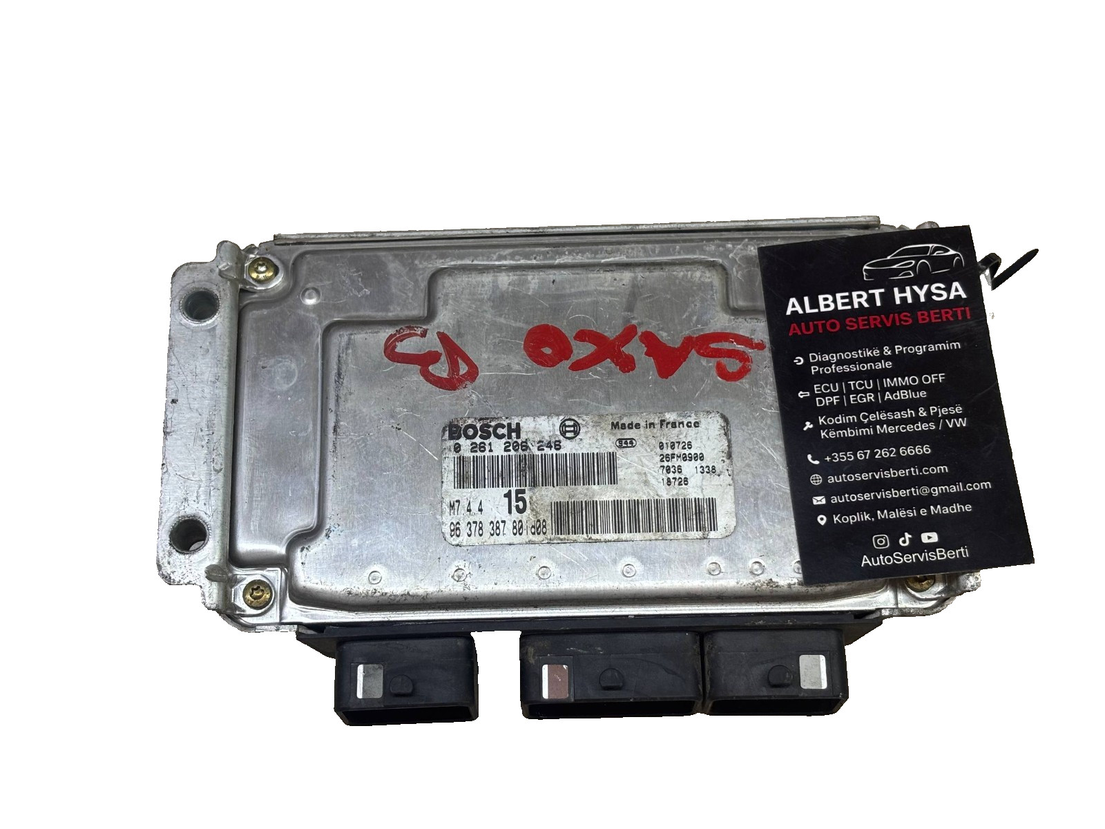 Bosch M7.4.4 Engine ECU 9637838780 0261206246 OEM Tested