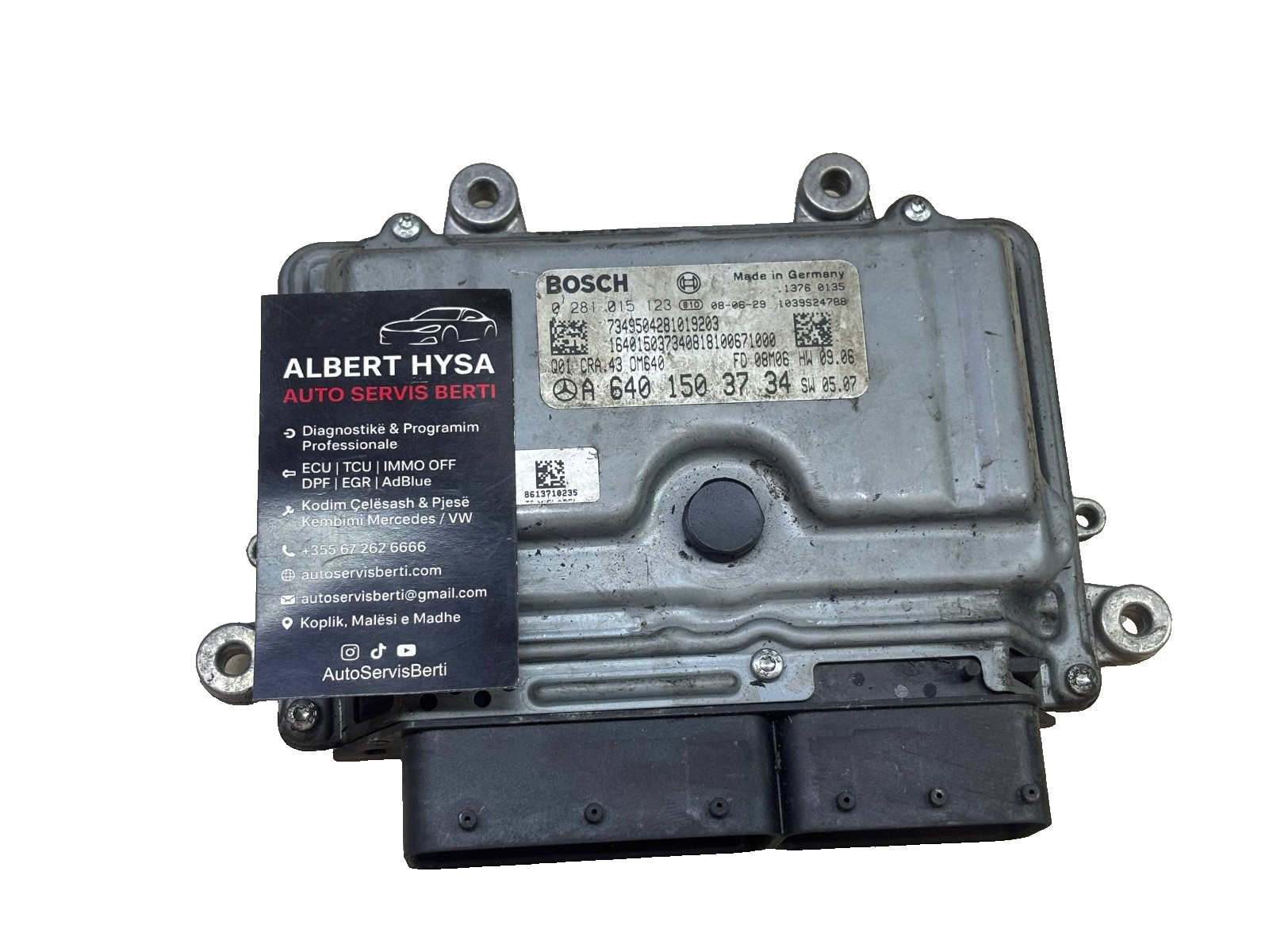 Mercedes-Benz Bosch EDC16C32 Engine ECU A6401503734 0281015123 OEM