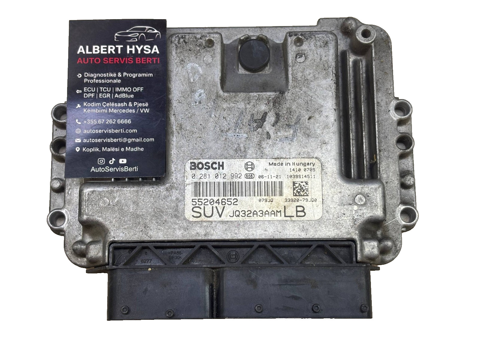 Bosch EDC16C39 Engine ECU 55204652 0281012992 OEM Tested
