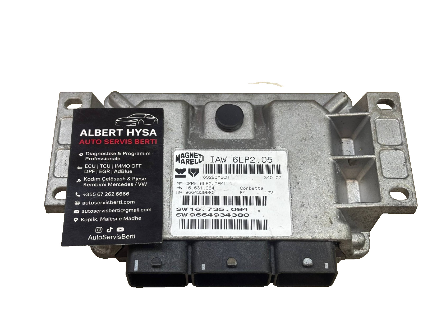 Magneti Marelli IAW 6LP2.05 Engine ECU 16.631.064 16.735.084 OEM