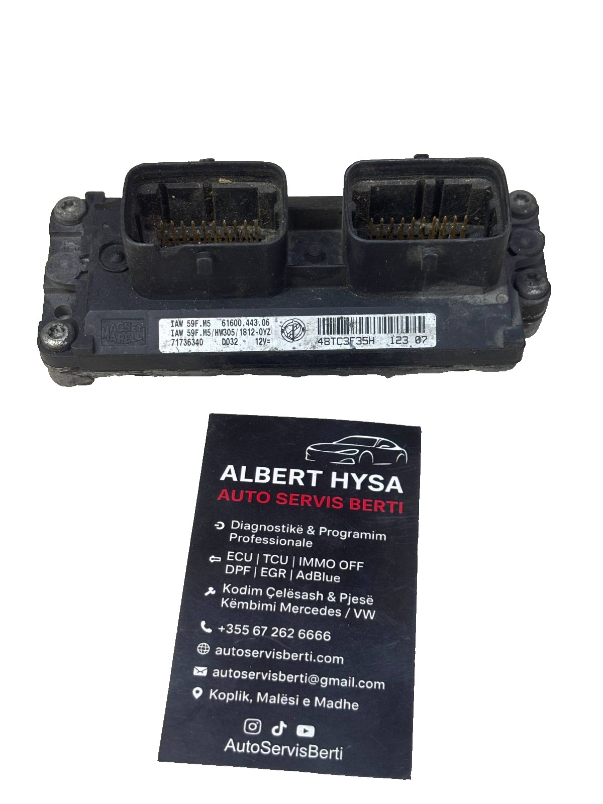 Magneti Marelli IAW 59F.M5 Engine ECU 71736340 61600.443.06 OEM