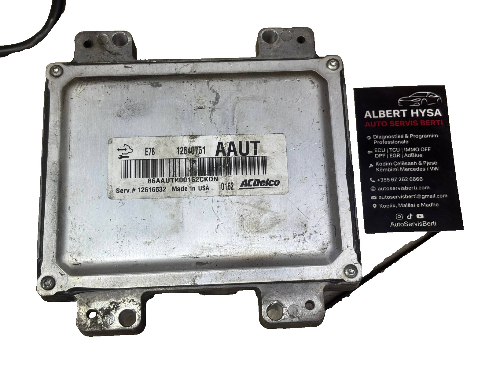 GM ACDelco E78 Engine ECU 12640751 12616532 OEM Tested