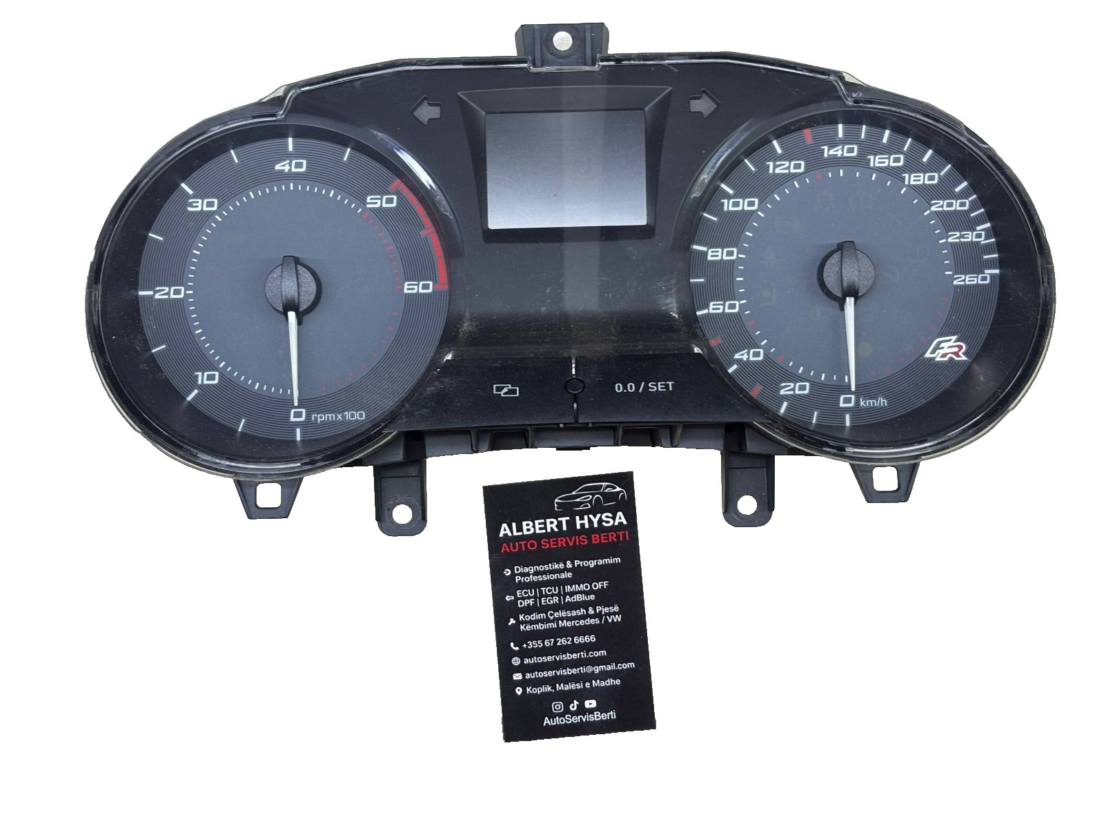 SEAT Ibiza FR Instrument Cluster Speedometer 6J0920801C V03 260 km/h