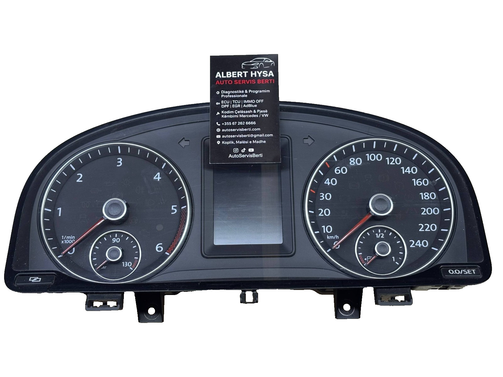 VW Golf MK6 Instrument Cluster Speedometer 5K0920871A 240km/h
