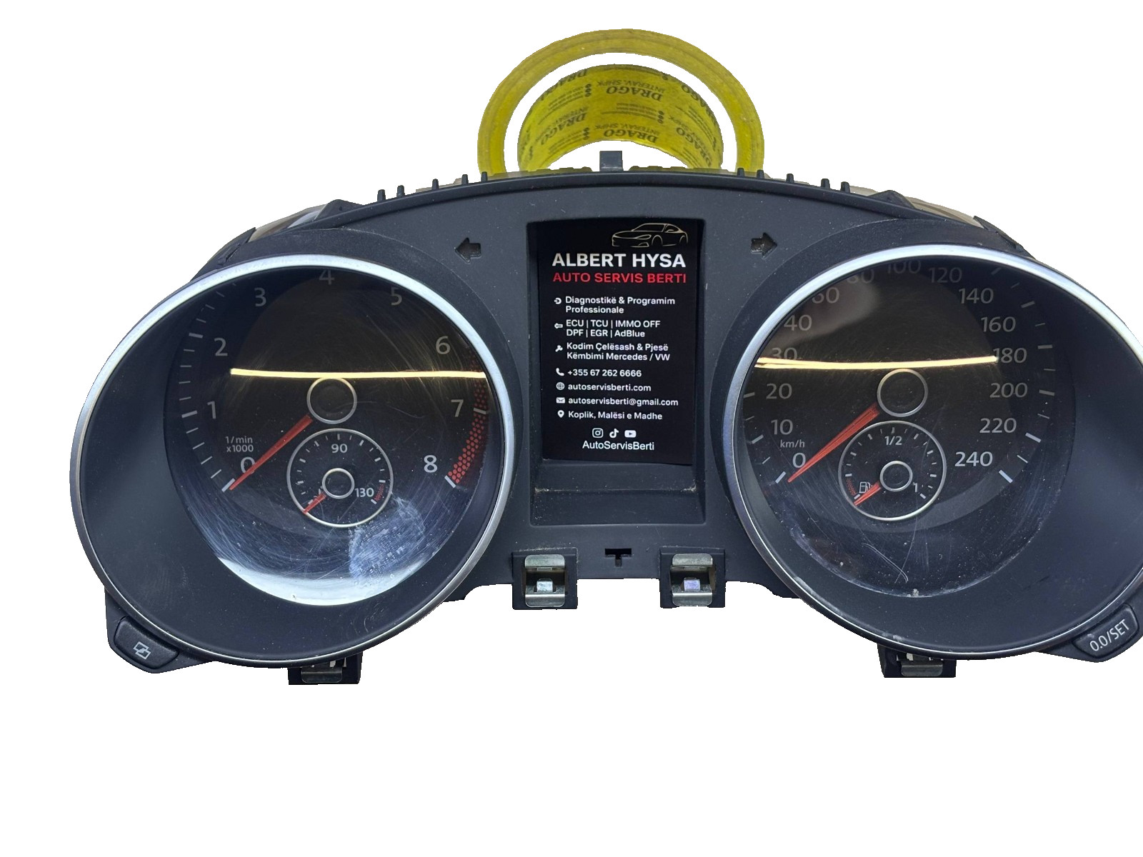 VW Golf 6 Instrument Cluster Speedometer Tachometer 5K0920862 VDD