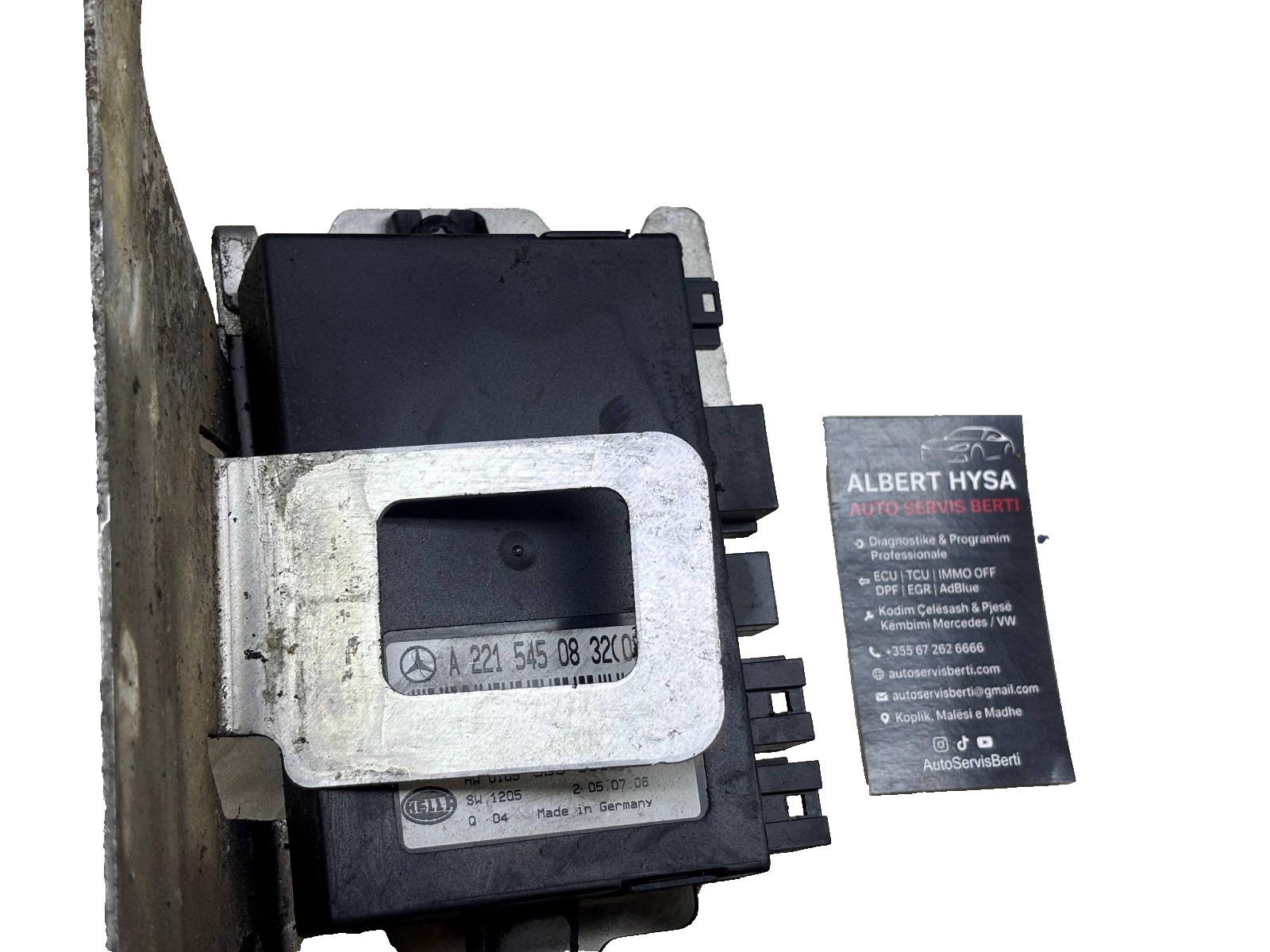 Mercedes-Benz W221 Control Unit Towbar A2215450832 02 Hella