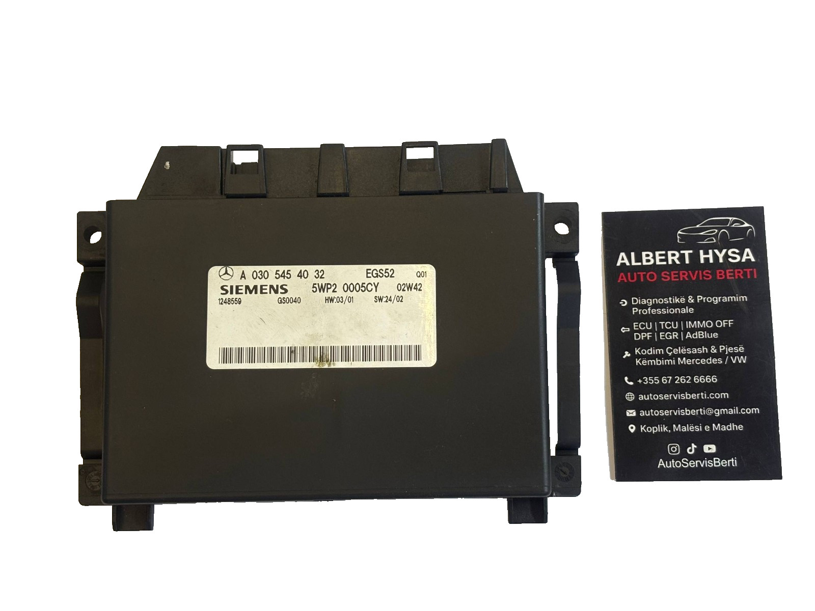 Mercedes EGS53 Transmission Module A0305454032 5WP20005CY Siemens TCU