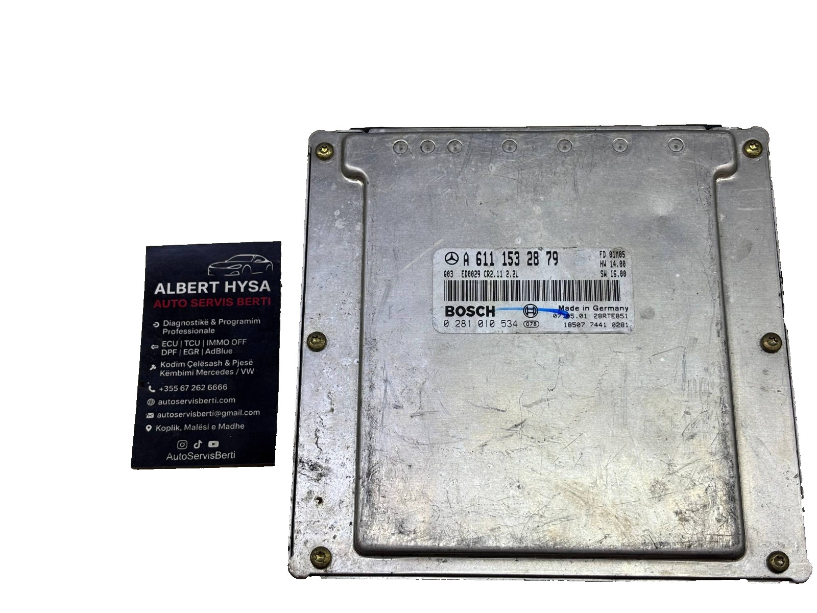 Bosch Engine ECU A6111532879 EDC15C6 0281010534