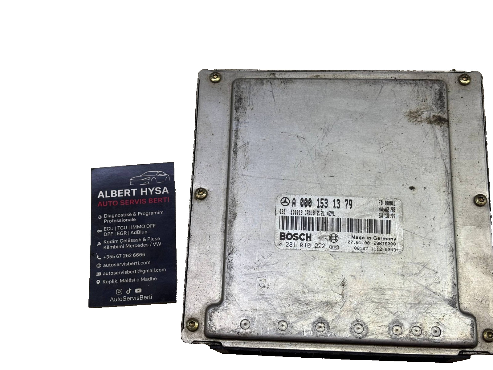 Bosch Engine ECU A0001531379 EDC15C0 0281010222