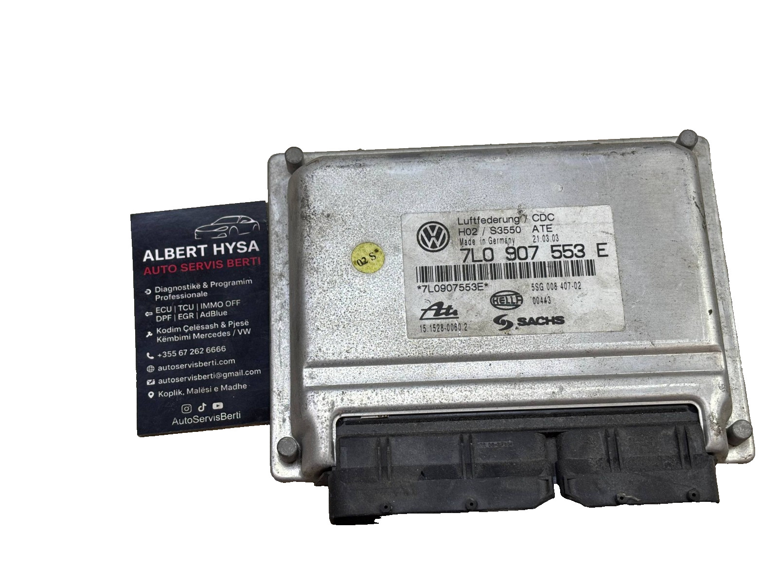 ATE Hella Suspension Control Module 7L0907553E 5SG00840702