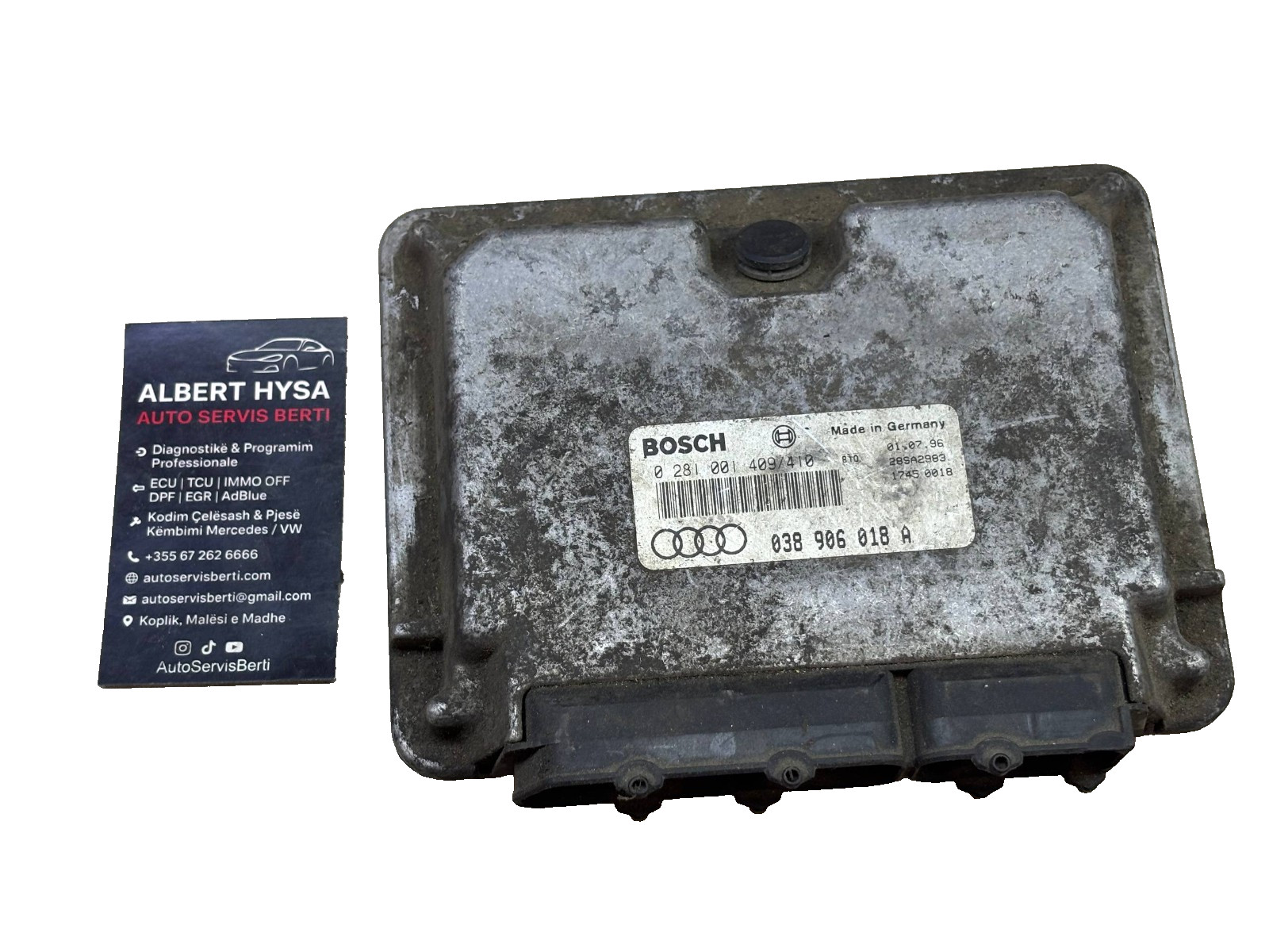 Bosch Engine ECU 038906018A EDC15V5 0281001409 / 410