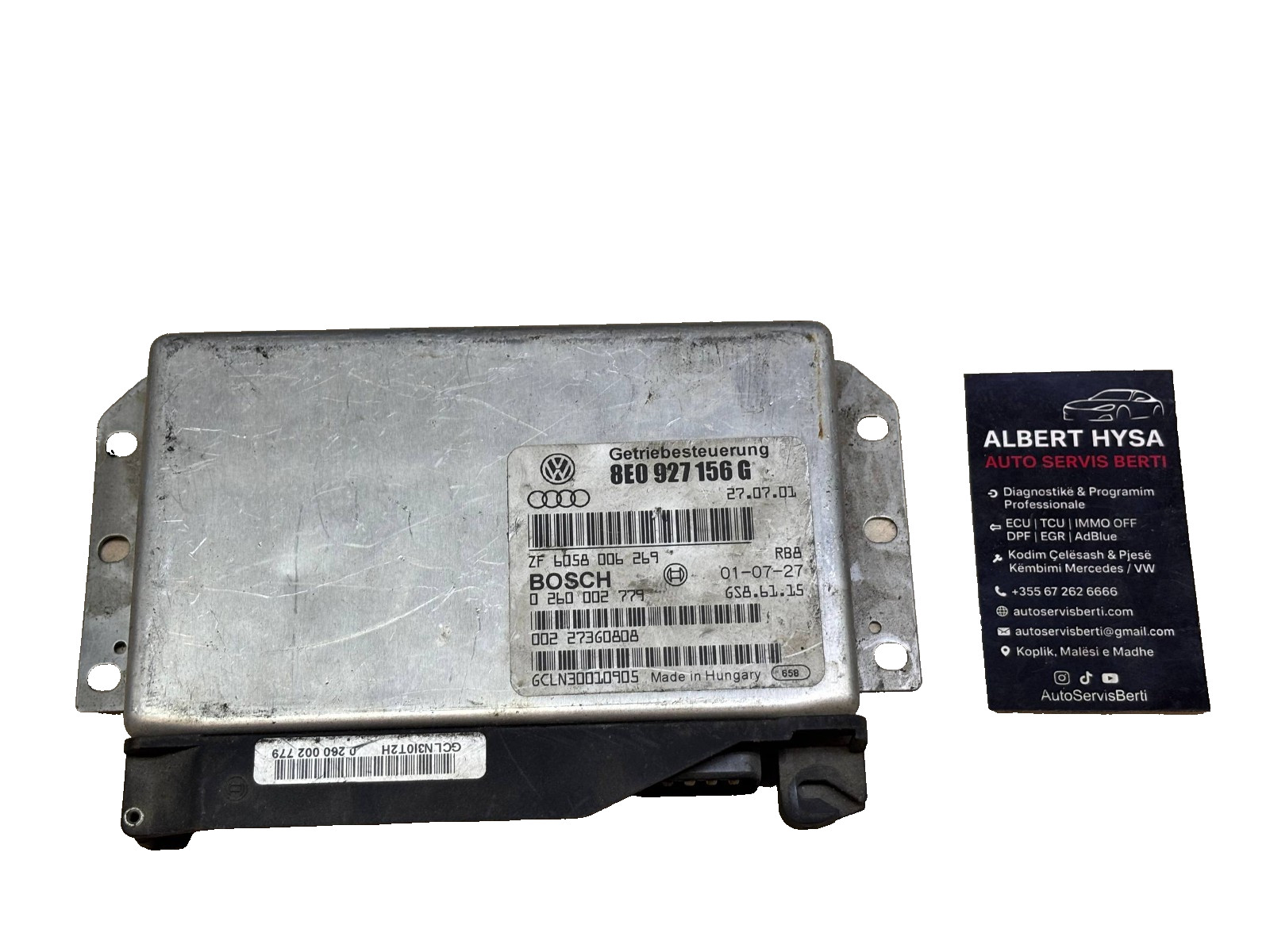 Bosch Gearbox Control Module 8E0927156G 0260002779
