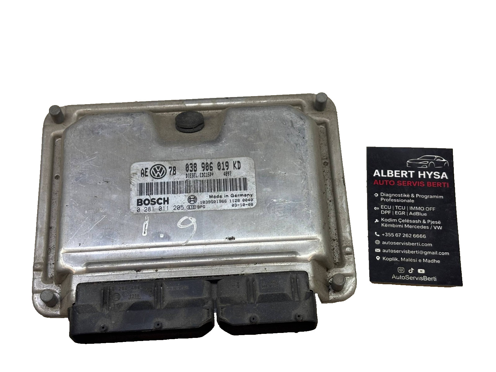 Bosch Engine ECU 038906019KD EDC15P+ 0281011205
