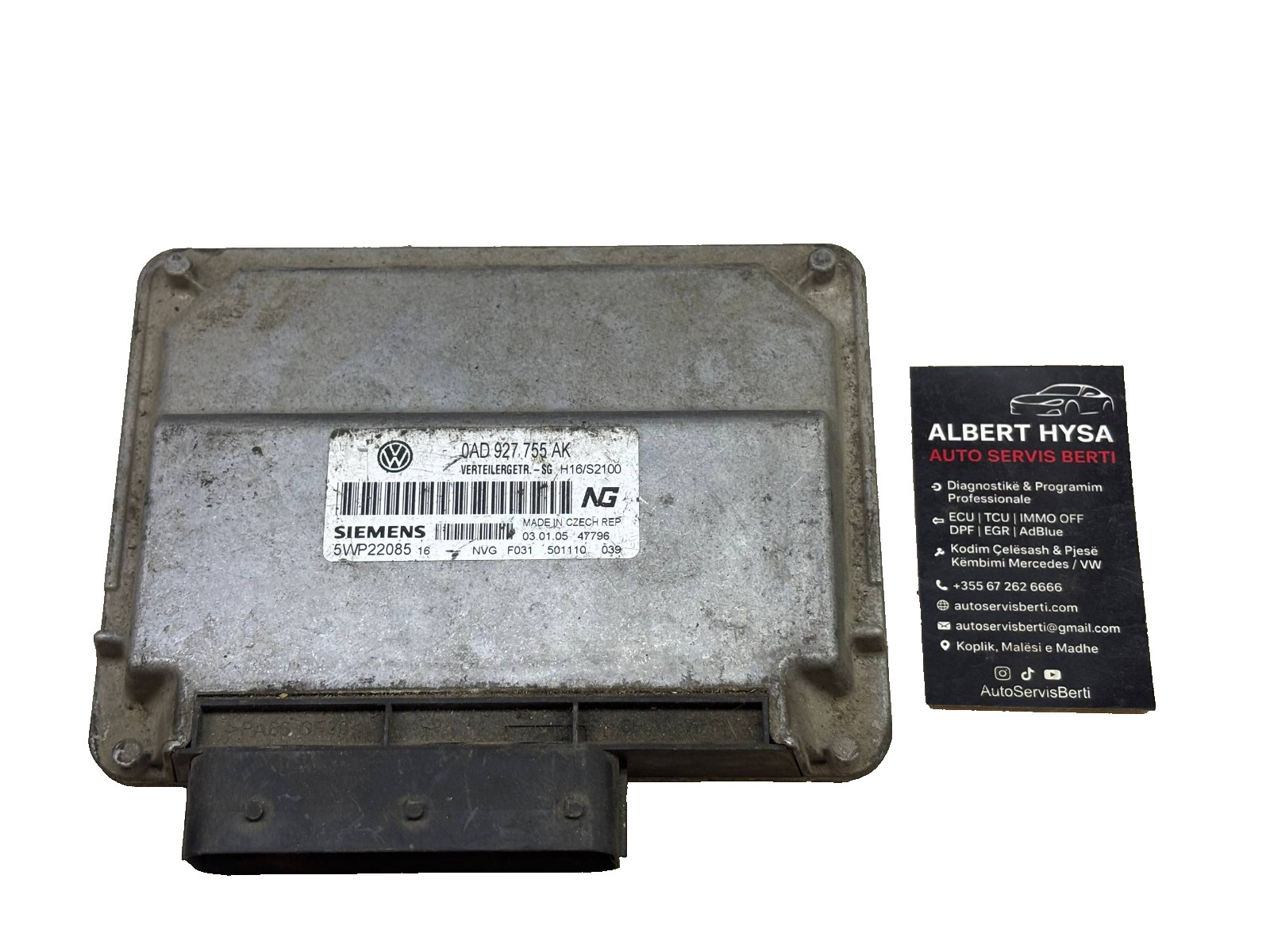 Siemens Gearbox Control Module 0AD927755AK 5WP22085 16