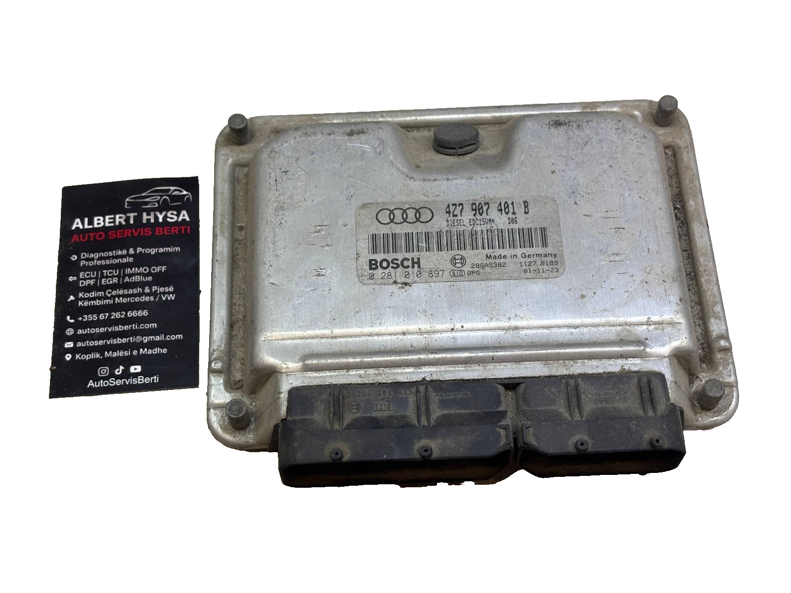 Bosch Engine ECU 4Z7907401B EDC15VM+ 0281010897