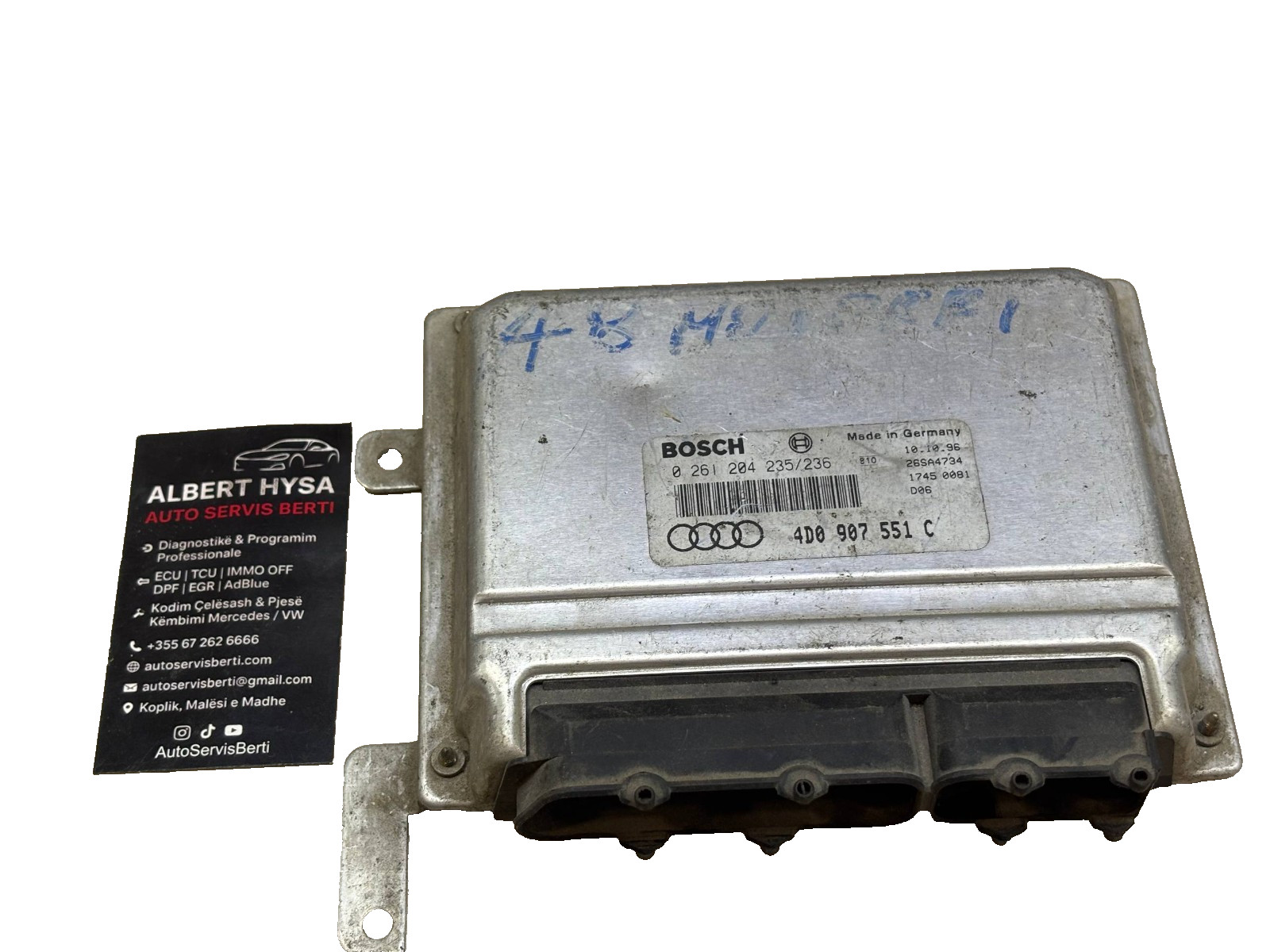 Bosch Engine ECU 3D0907551C M3.8.2 0261204235/236