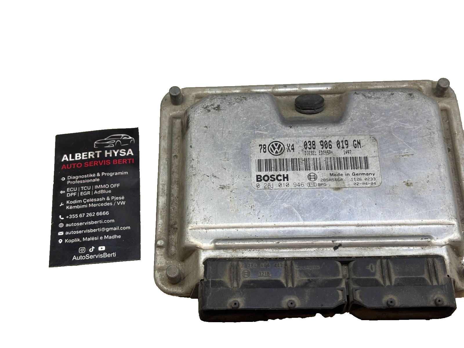 Bosch Engine ECU 038906019GN EDC15P+ 0281010946