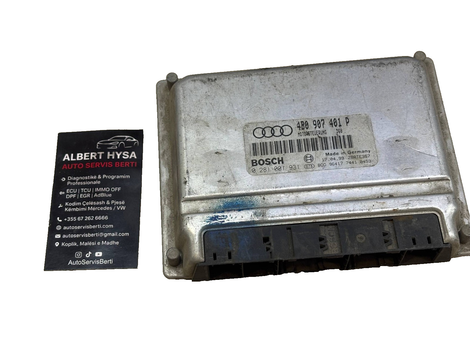 Bosch Engine ECU 4B0907401P EDC15M 0281001931