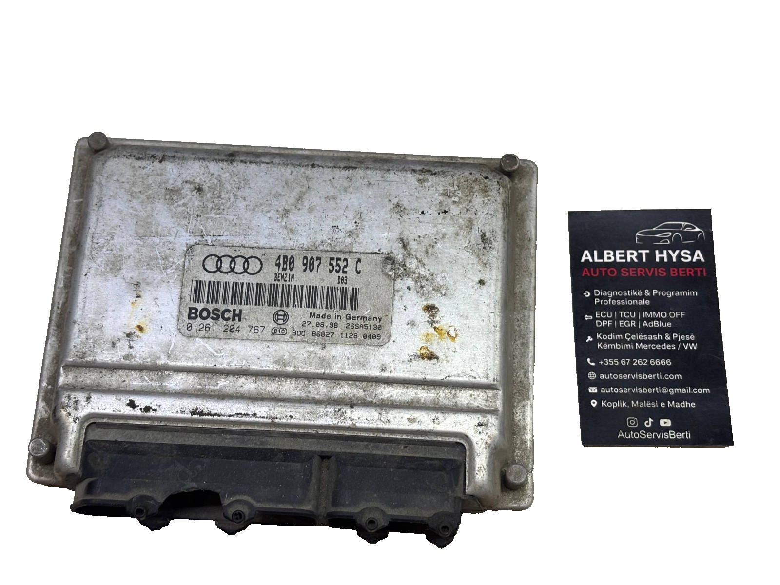 Bosch Engine ECU 4B0907552C M3.8.2 0261204767