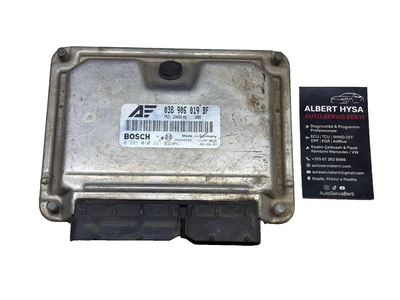Bosch Engine ECU 038906019BF EDC15P+ 0281010221