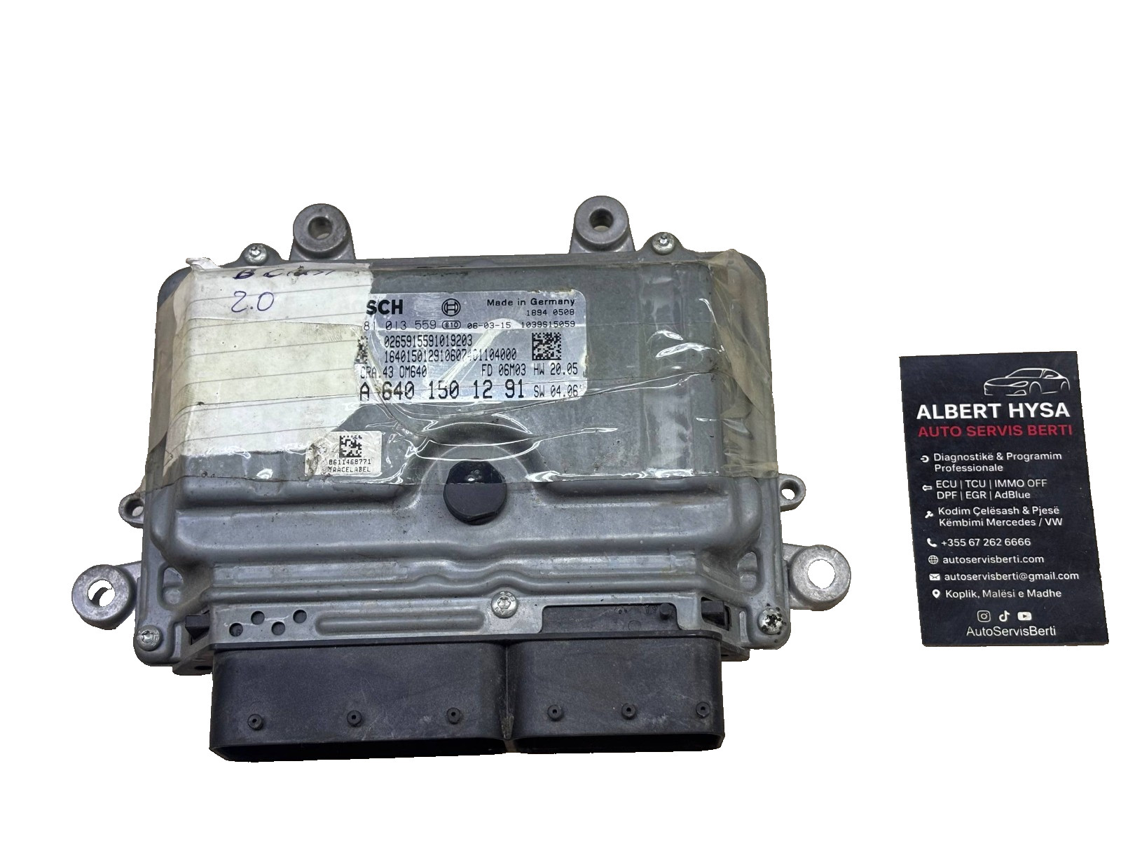 Bosch Engine ECU A6401501291 EDC16C32 0281013559
