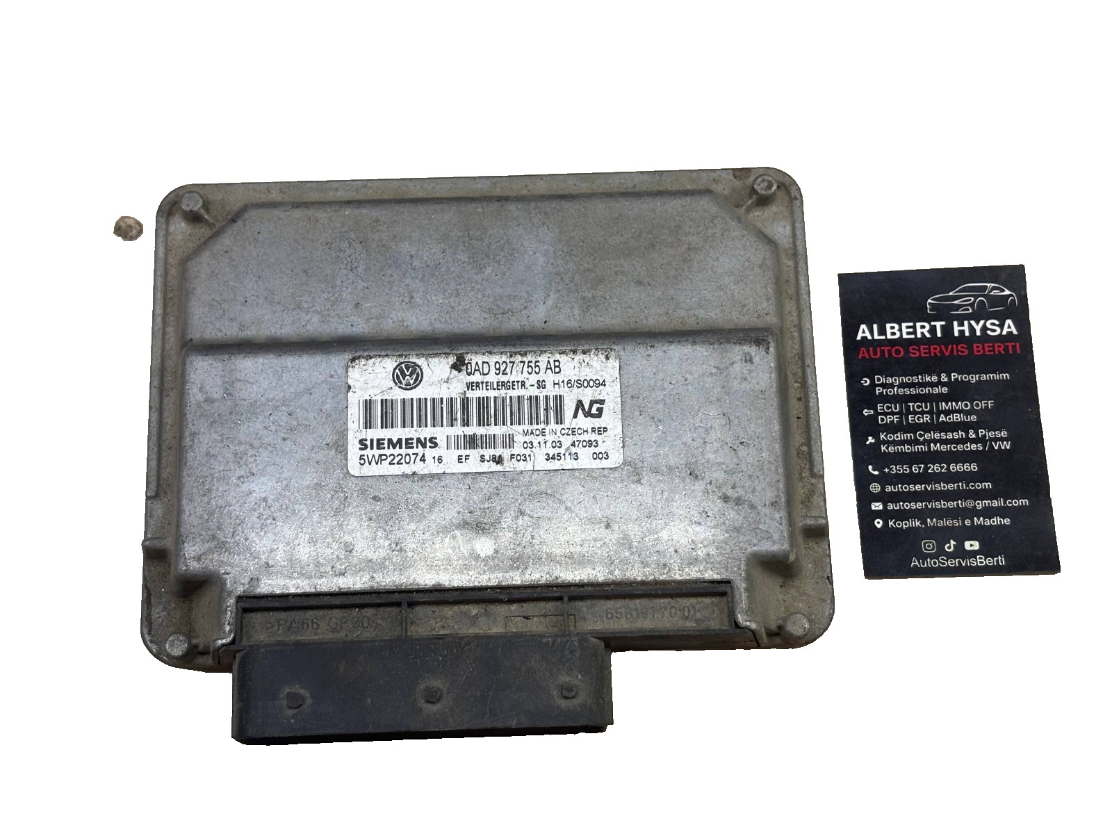 Bosch Gearbox Control Module 0AD927755AB 5WP22074 16