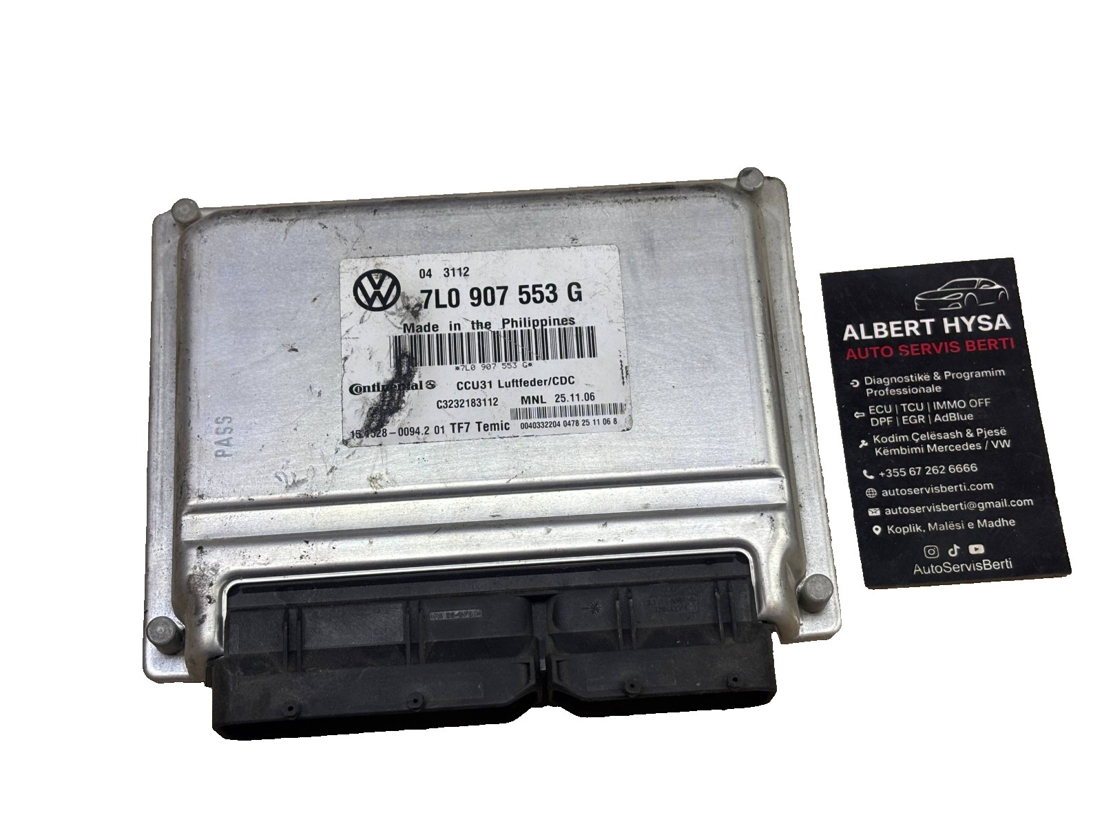 Continental Suspension Control Module 7L0907553G 15.1528-0094.2 01