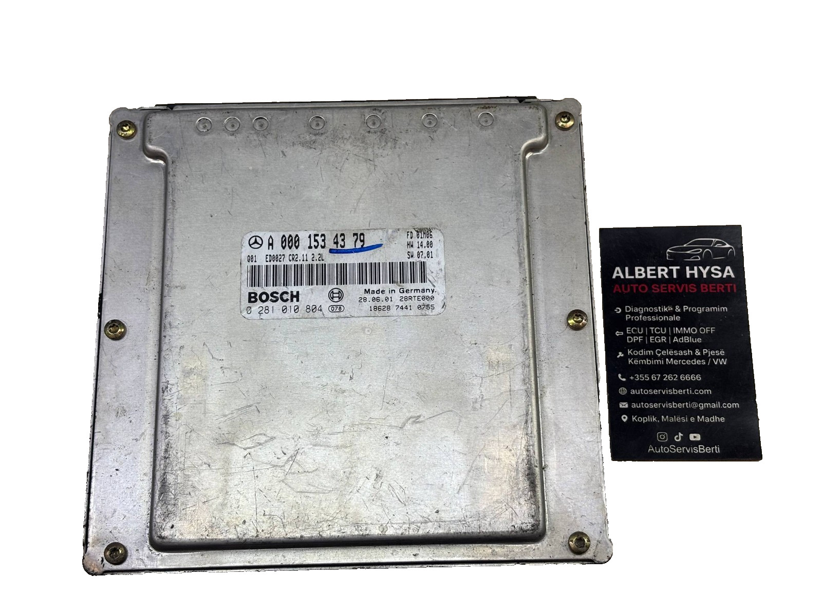 Bosch Engine ECU A0001534379 EDC15C6+ 0281010804