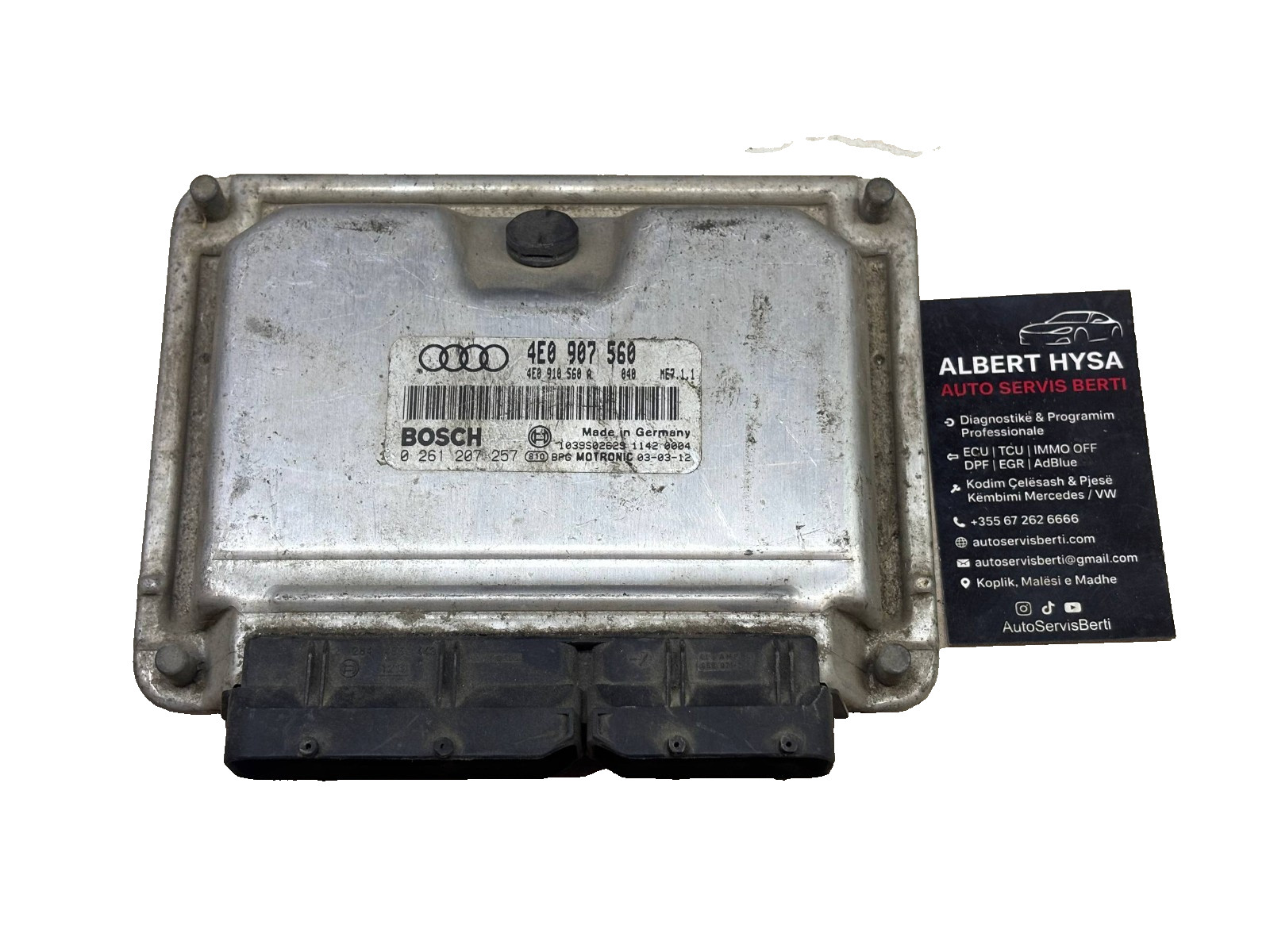 Bosch Engine ECU 4E0907560 / 4E0910560A ME7.1.1 0261207257