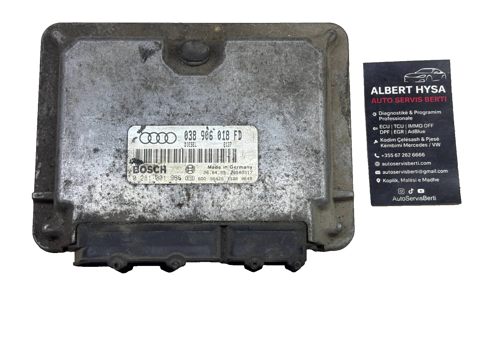 Bosch Engine ECU 038906018FD EDC15V 0281001966