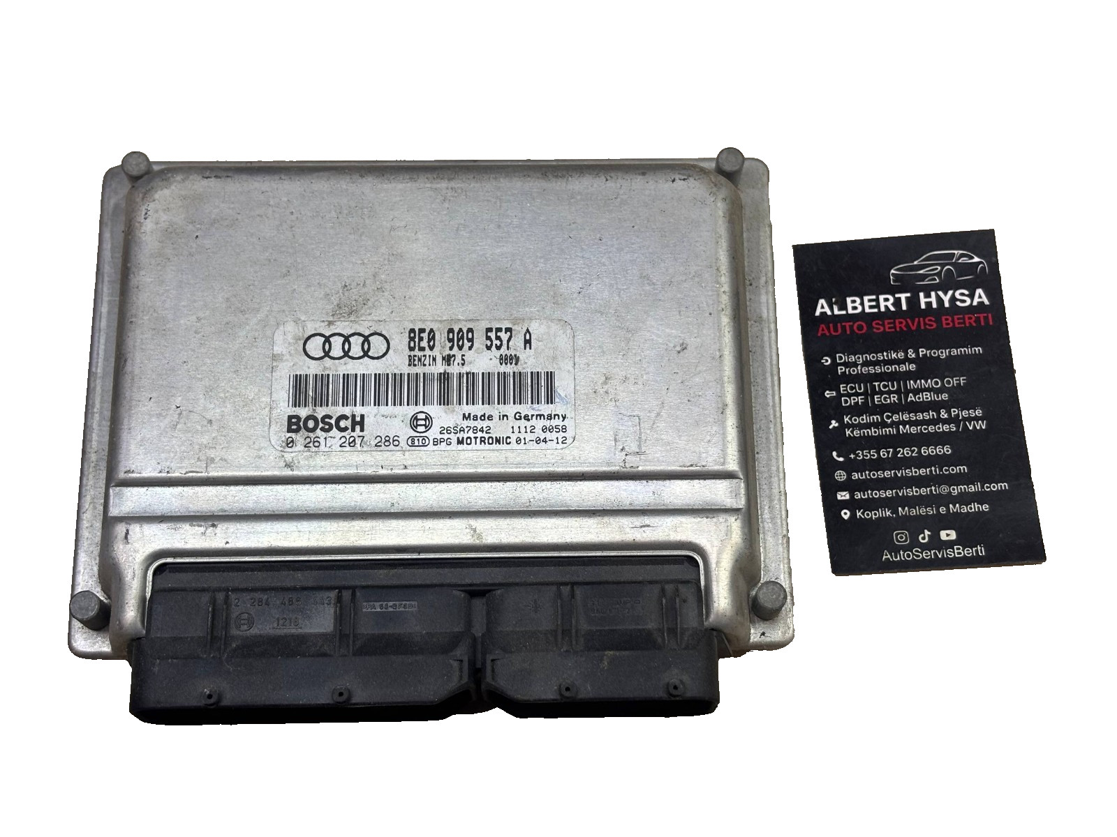Bosch Engine ECU 8E0909557A ME7.5 0261207286