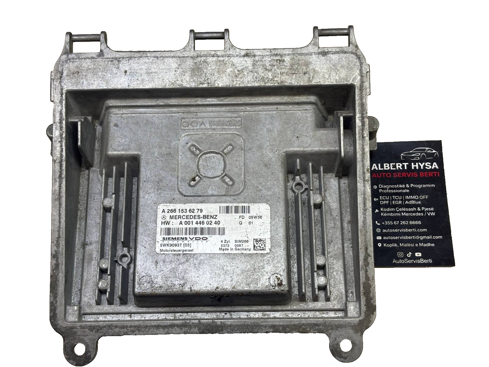 Siemens VDO Engine ECU A2661536279 SIM266 5WK90937 03