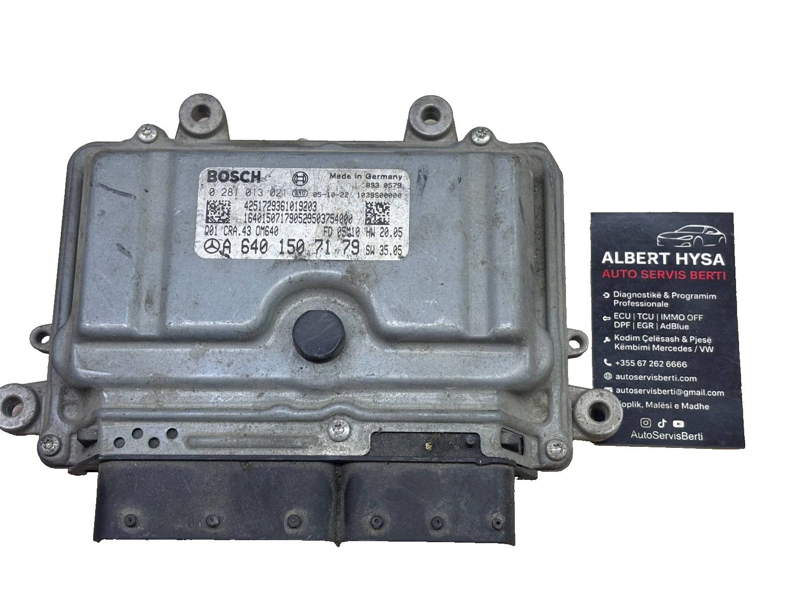 Bosch Engine ECU A6401507179 EDC16C32 0281013021