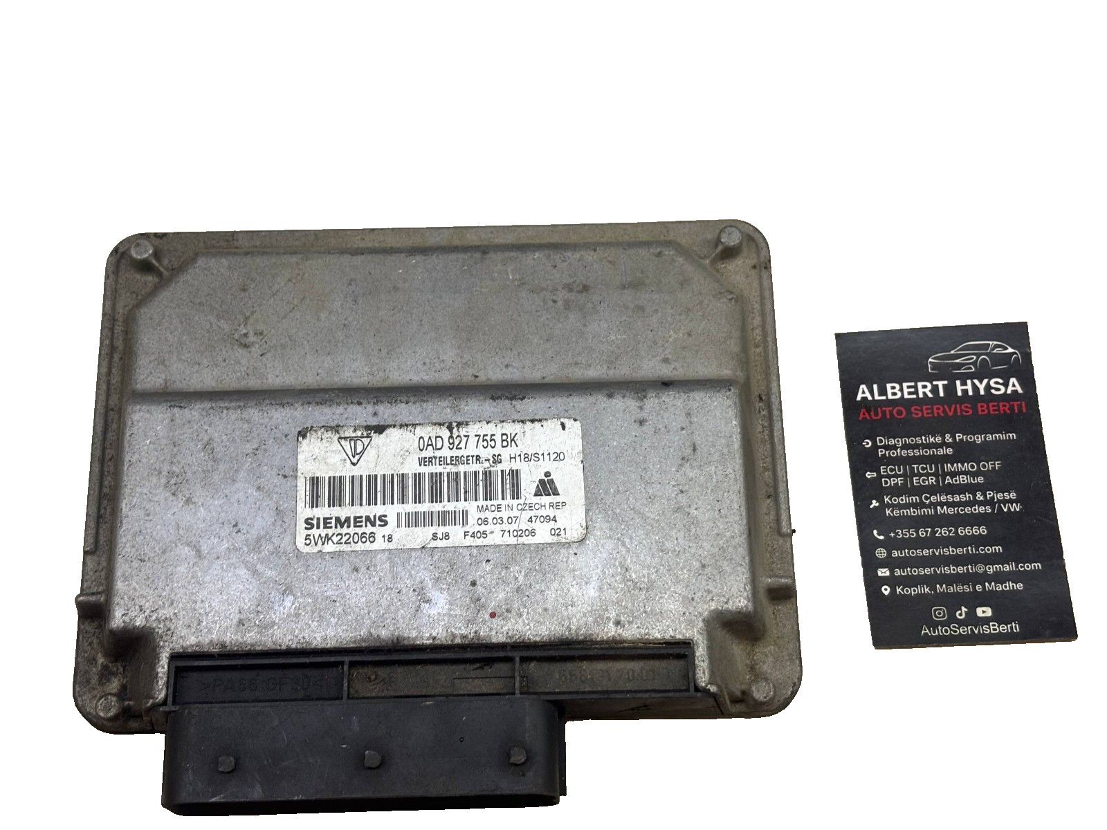 Siemens Gearbox Control Module 0AD927755BK 5WK22066 18