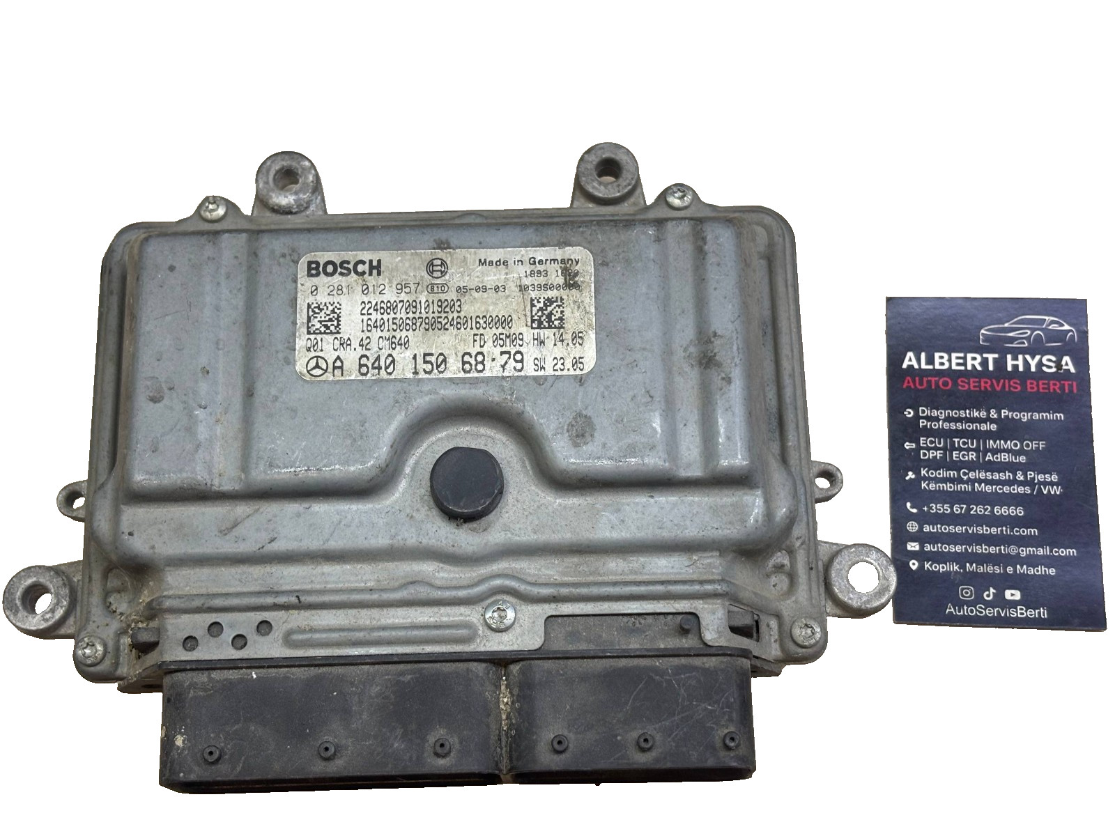 Bosch Engine ECU A6401506879 EDC16C2 0281012957
